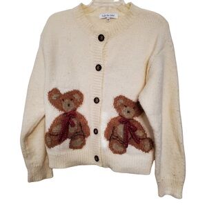 Sofie the Label Wool-Blend Teddy Bear Cardigan